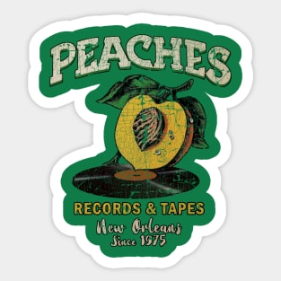 Peaches Records & Tapes 1975 Sticker